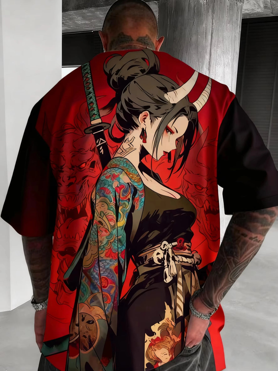 3D Print Japanese Anime Girl T-Shirt