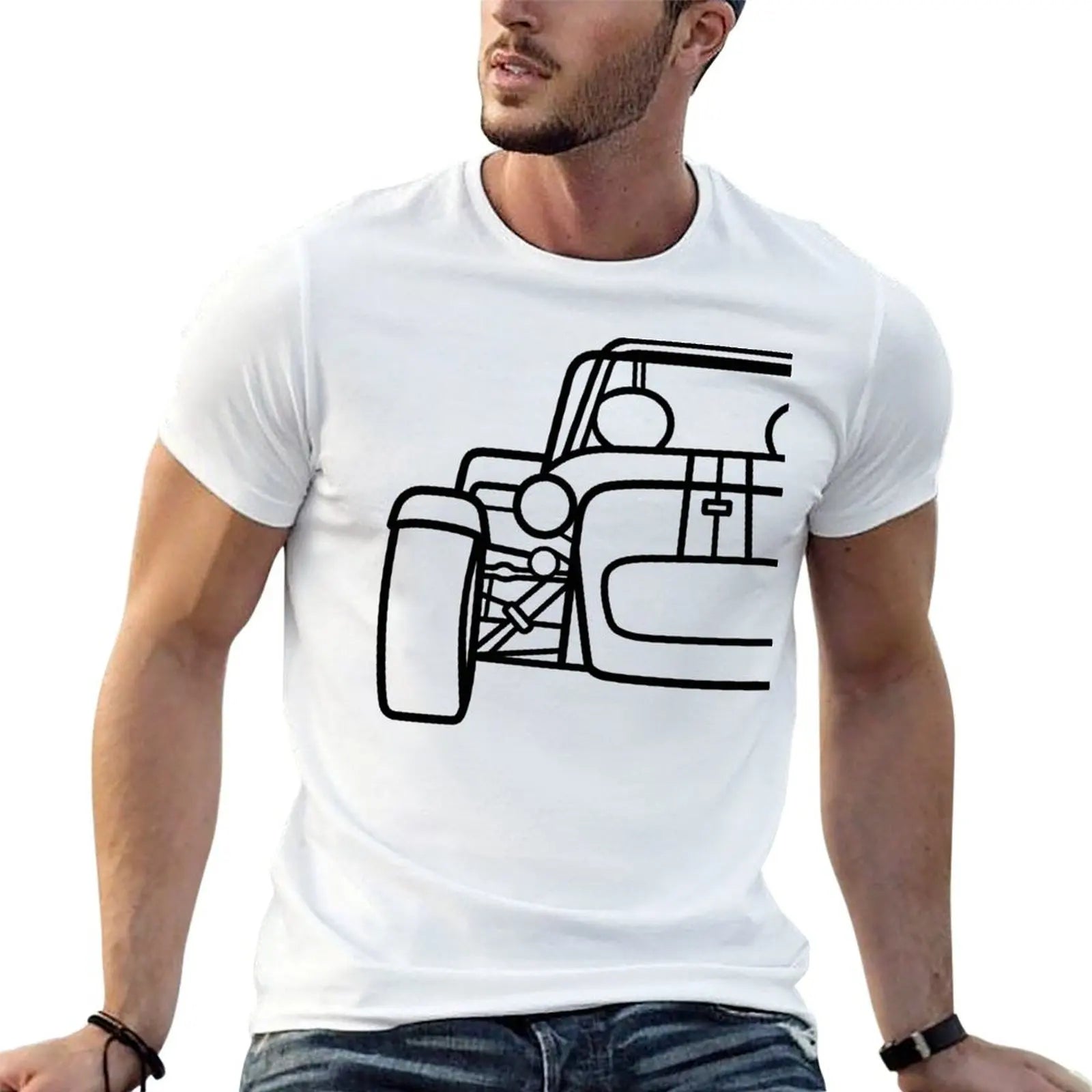 T-Shirt tshirt anime shirts man funny Caterham Super7 t