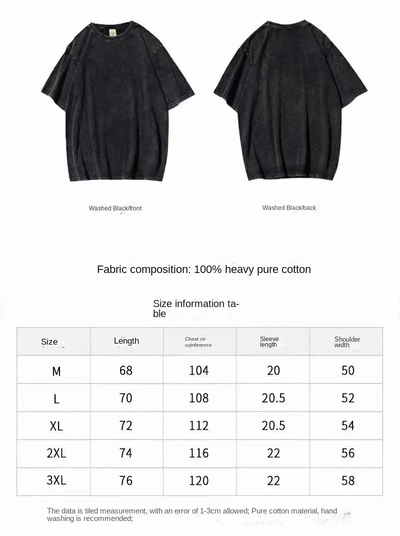 2026 Anime Attack on Titan Eren Jaeger Printed T-shirt Men's and Women's Washed T-shirts High Quality Vintage 100% Cotton Top