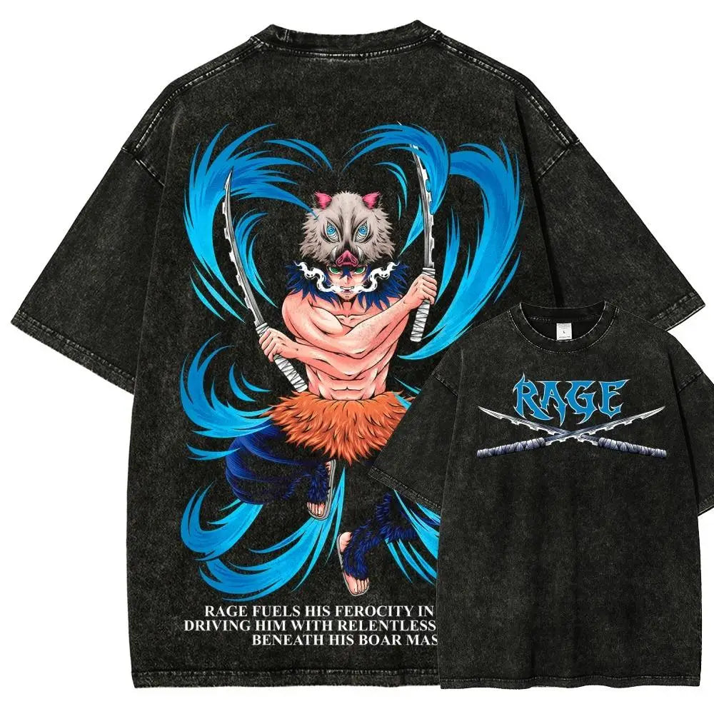 Vintage Wash Anime Shirt, Graphic Anime Tee, Anime Apparel, Anime Shirt, Otaku Anime Gift, Aesthetic Anime
