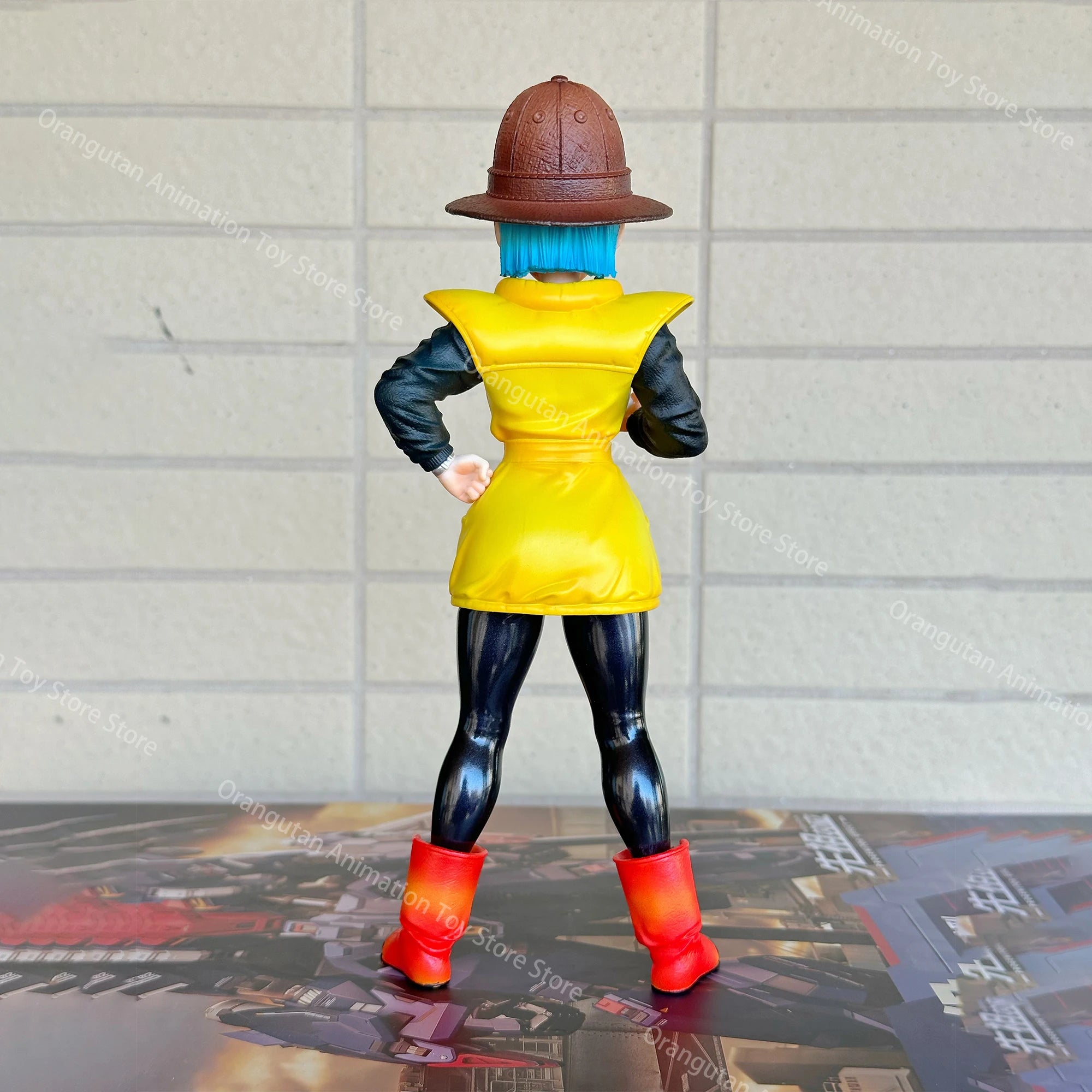 23 CM Anime Dragon Ball Z Bulma Beautiful Girl Bulma Movable Model PVC Statue Collectible Model Toys For Children Gifts