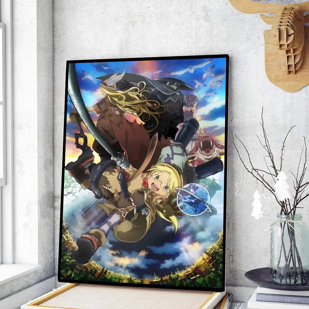 Anime M-Made In A-Abyss Poster Art Print Anime Style Home Decor Ideal Gift Perfect Room Decor