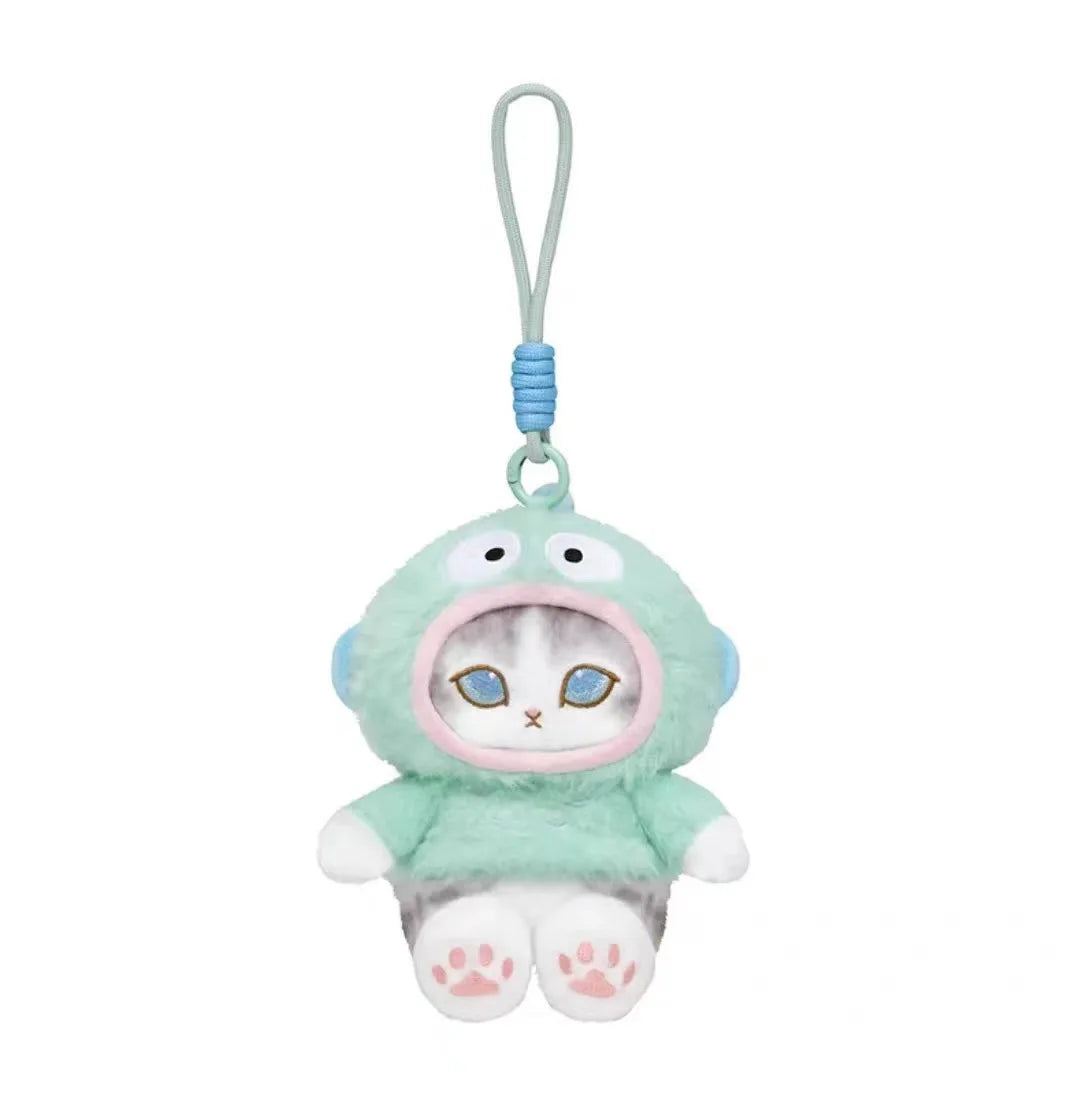 Mofusand Cos Series Plush Keychain Cute Cat Plushie Bag Pendant Soft Stuff Accessories For Birthday Gift