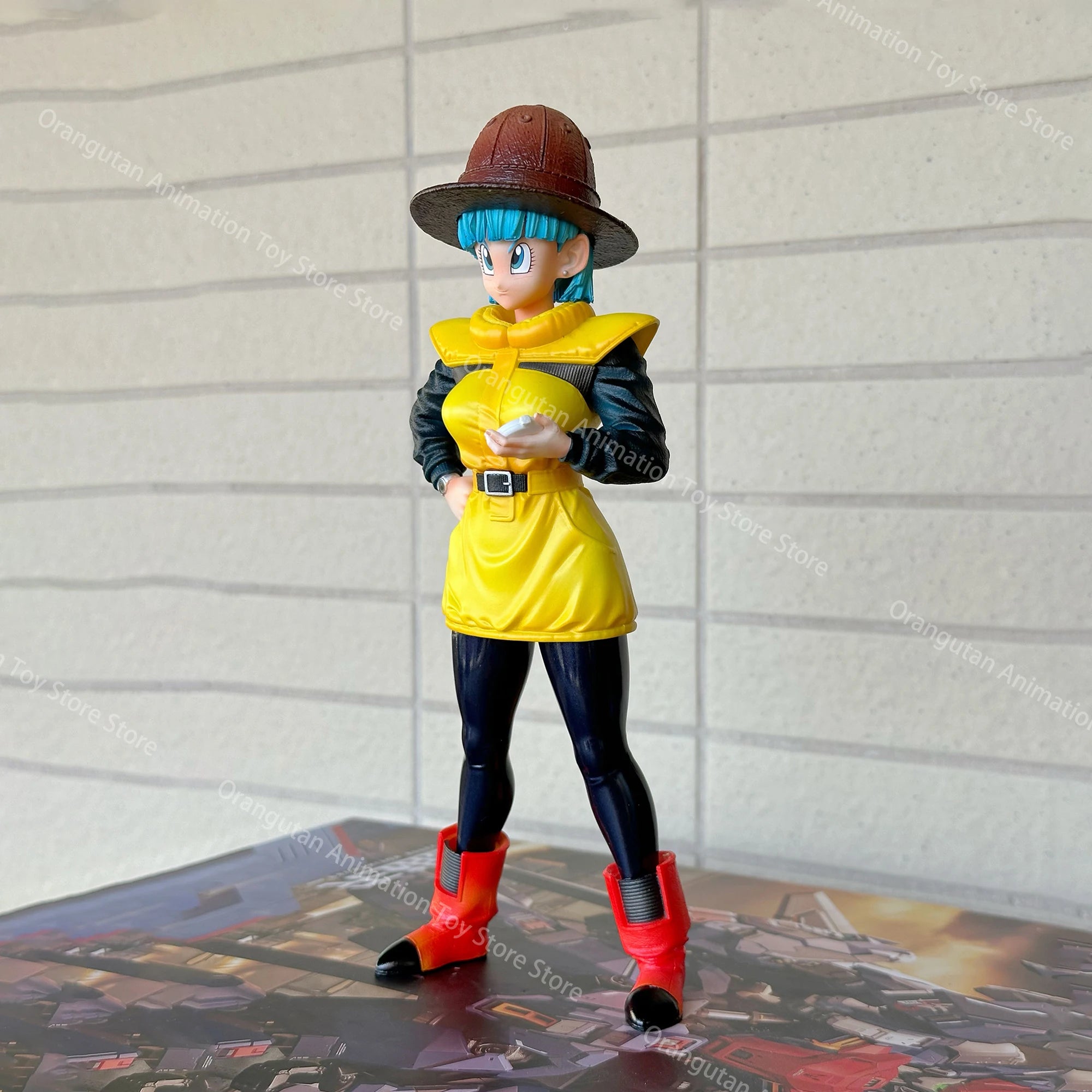 23 CM Anime Dragon Ball Z Bulma Beautiful Girl Bulma Movable Model PVC Statue Collectible Model Toys For Children Gifts