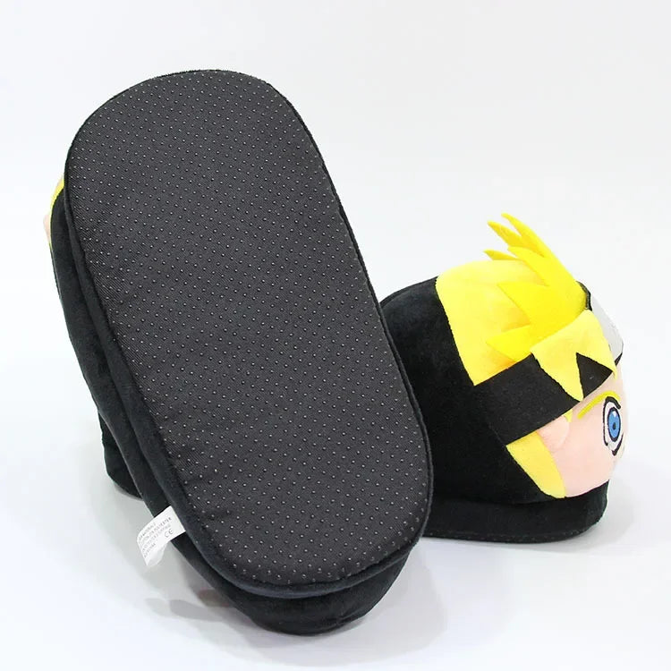 NEW 28cm Anime Uzumaki Slipper Cartoon Cosplay Costume Shoes Men Women Couple Indoor Home Winter Warm Slipper gift