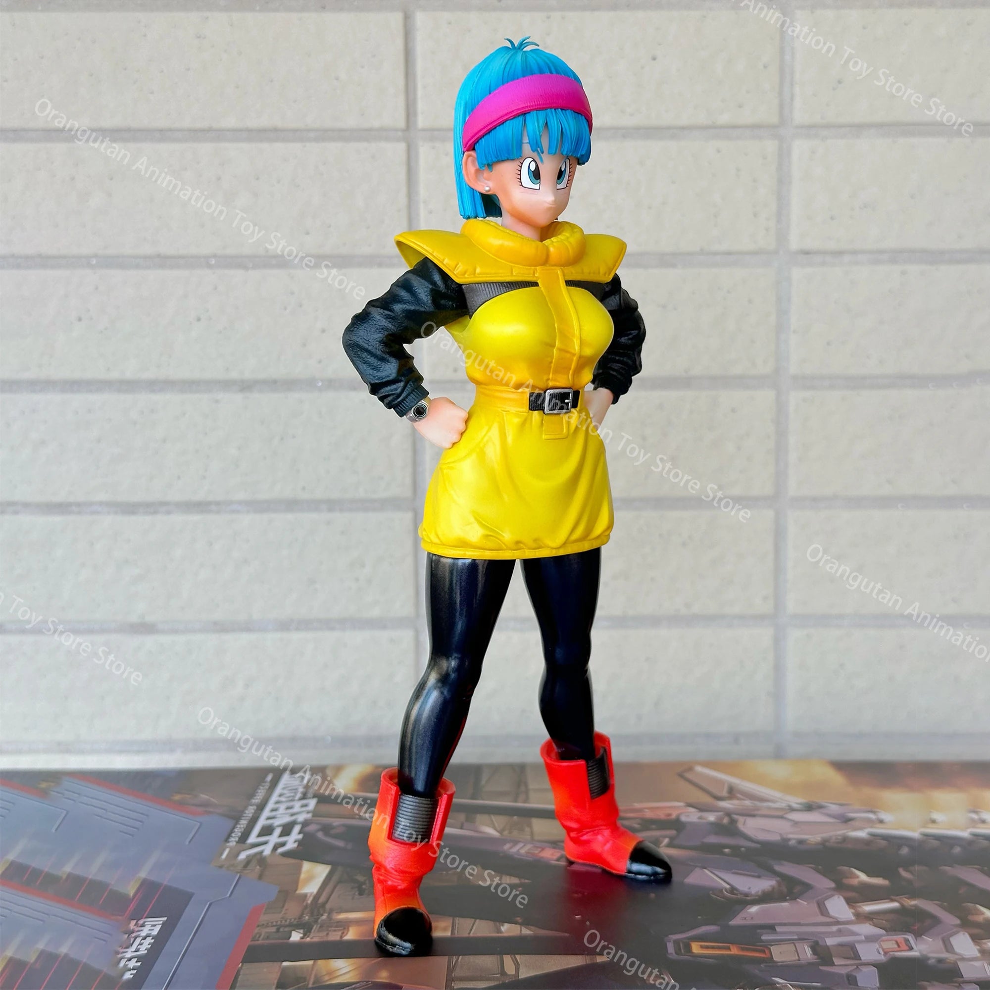 23 CM Anime Dragon Ball Z Bulma Beautiful Girl Bulma Movable Model PVC Statue Collectible Model Toys For Children Gifts