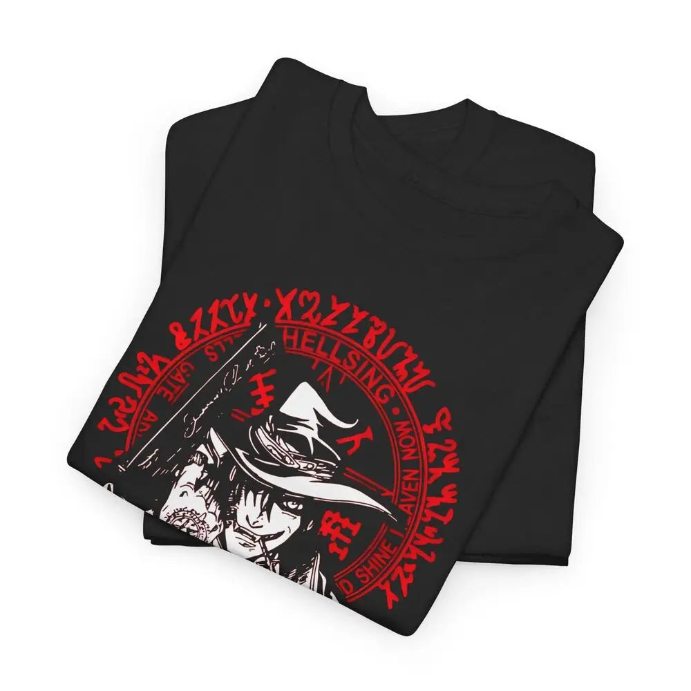 Hellsing Anime T-shirt, Inspired Anime Alucard T-shirt Black- Anime Gift