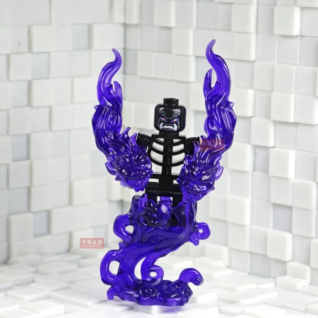 Halloween Skeleton Army Mini Doll MOC Building Blocks DIY Assembled Building Blocks Character Doll Skeleton Horse Ornaments Toy