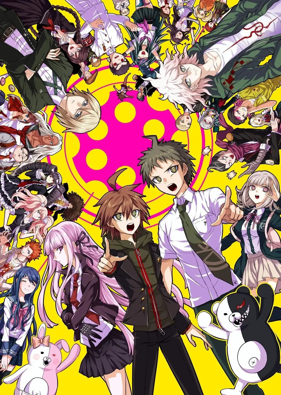 Classic Anime Game Series Danganronpa Aesthetic Canvas Painting Posters and Prints Wall Art Picture For Living Room Decoration