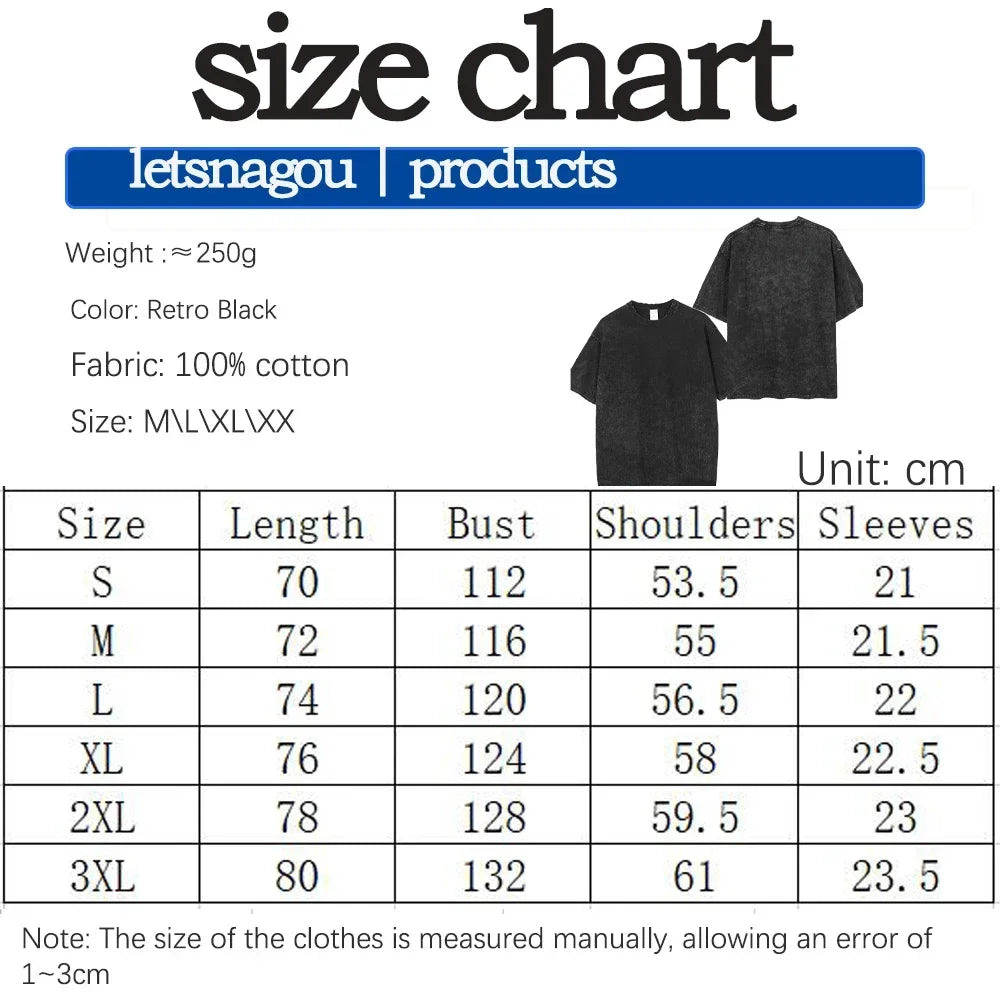 Harajuku Vintage Washed T Shirts Death Note Anime Graphic Printing T Shirt Oversize Cotton Fashion Streetwear Unisex Top Tee