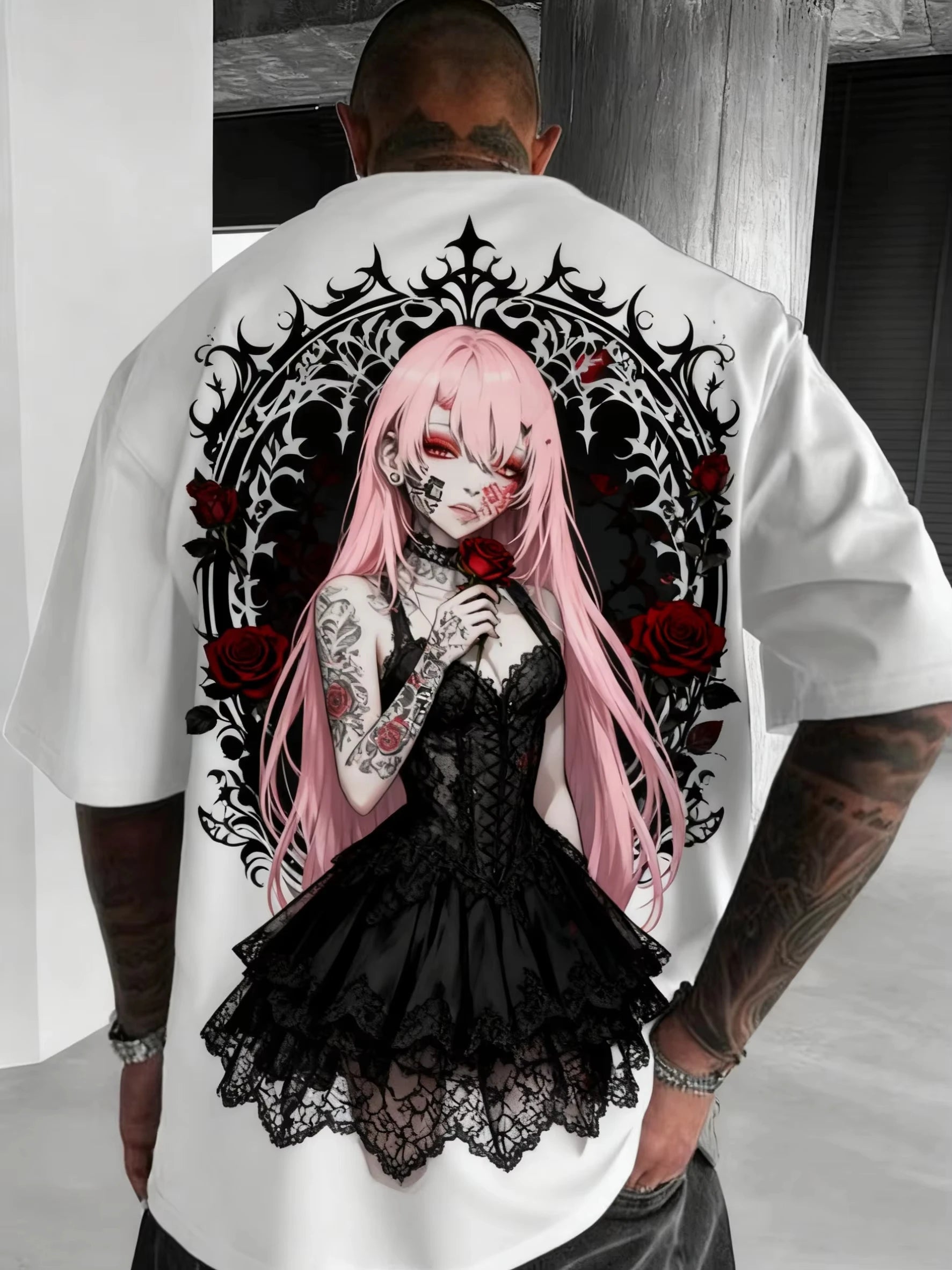 3D Print Japanese Anime Girl T-Shirt