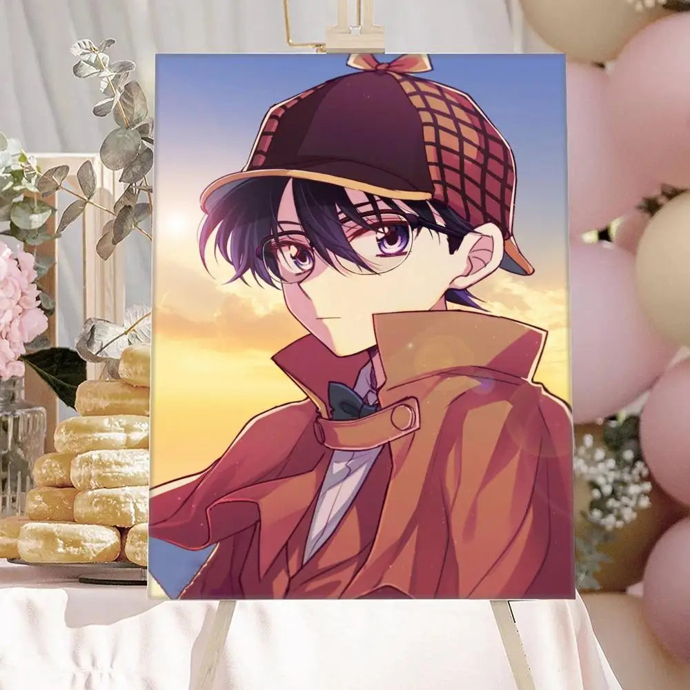 Anime Detective-Conan Poster HD Art Sticky Wall Waterproof Home Anime Movie Singer Living Room Bedroom Bar Aesthetic Decoration