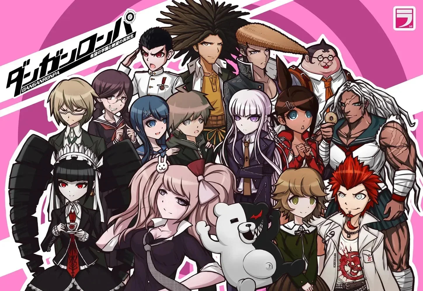 Classic Anime Game Series Danganronpa Aesthetic Canvas Painting Posters and Prints Wall Art Picture For Living Room Decoration