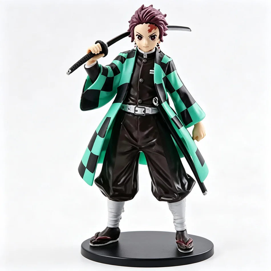 Demon Slayer Anime Character Figurine Model, Desktop Display Ornament, Premium Collectible Gift for Anime Enthusiasts