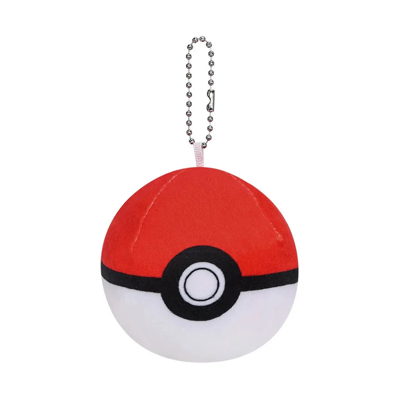 Pokemon Eevee Family Keychains Pendant Plush Toy Glaceon Vaporeo Sylveon Espeon Flareon Cute Anime Stuffed Doll Birthday Gift