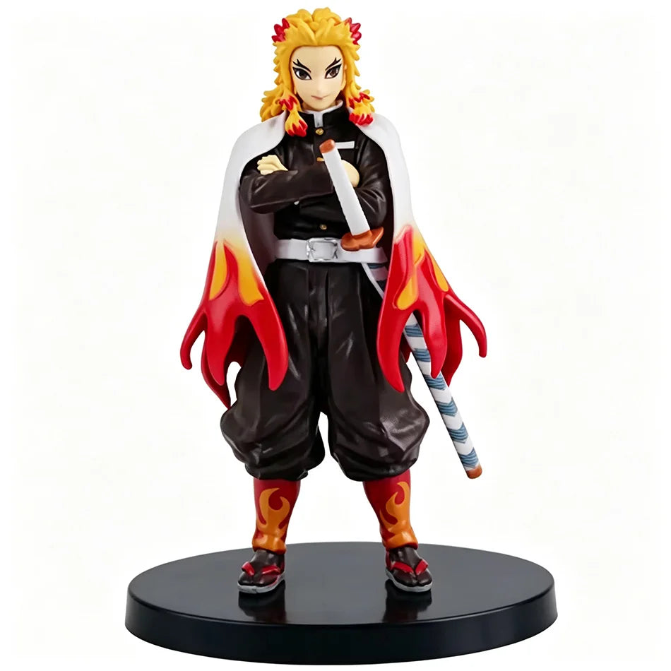 Demon Slayer Anime Character Figurine Model, Desktop Display Ornament, Premium Collectible Gift for Anime Enthusiasts