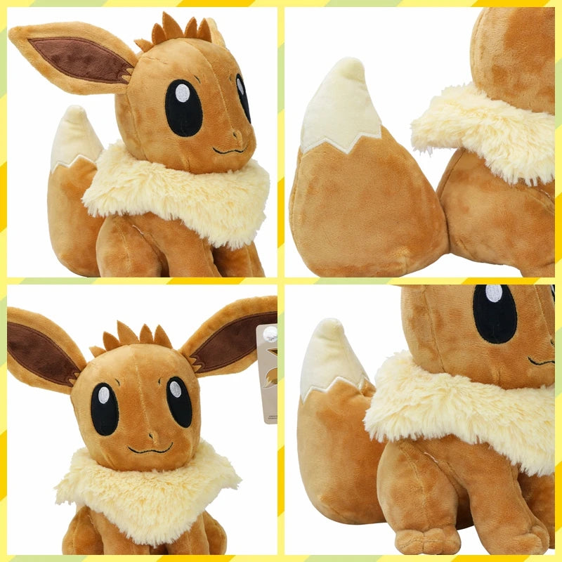 POKEMON Original Big Size Eevee Umbreon Sylveon Leafeon Espeon Glaceon Plush Toy Anime Stuff Doll Collection Kawaii Gift for Kid