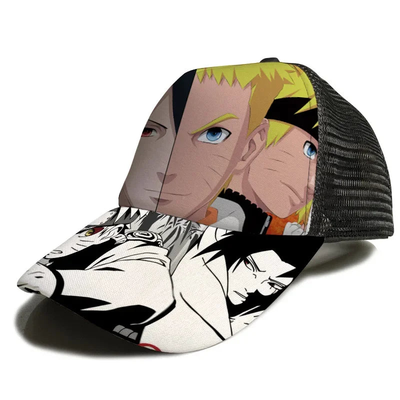 Anime Naruto Baseball Cap Summer Beach Sun Hat Uchiha Itachi Sharingan Eye Cosplay Adjustable Sport Cap Toys for Children Gifts