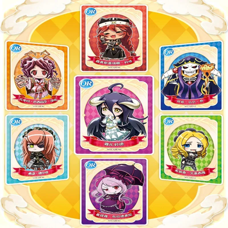 KADONG Official OVERLORD Anime Trading Cards Wave 1 Ainz Albedo Shalltear Demiurge Cocytus Premium Collectible Cards For Fans