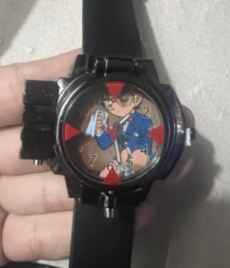 Anime Detective Conan Laser Children's Cartoon Watch