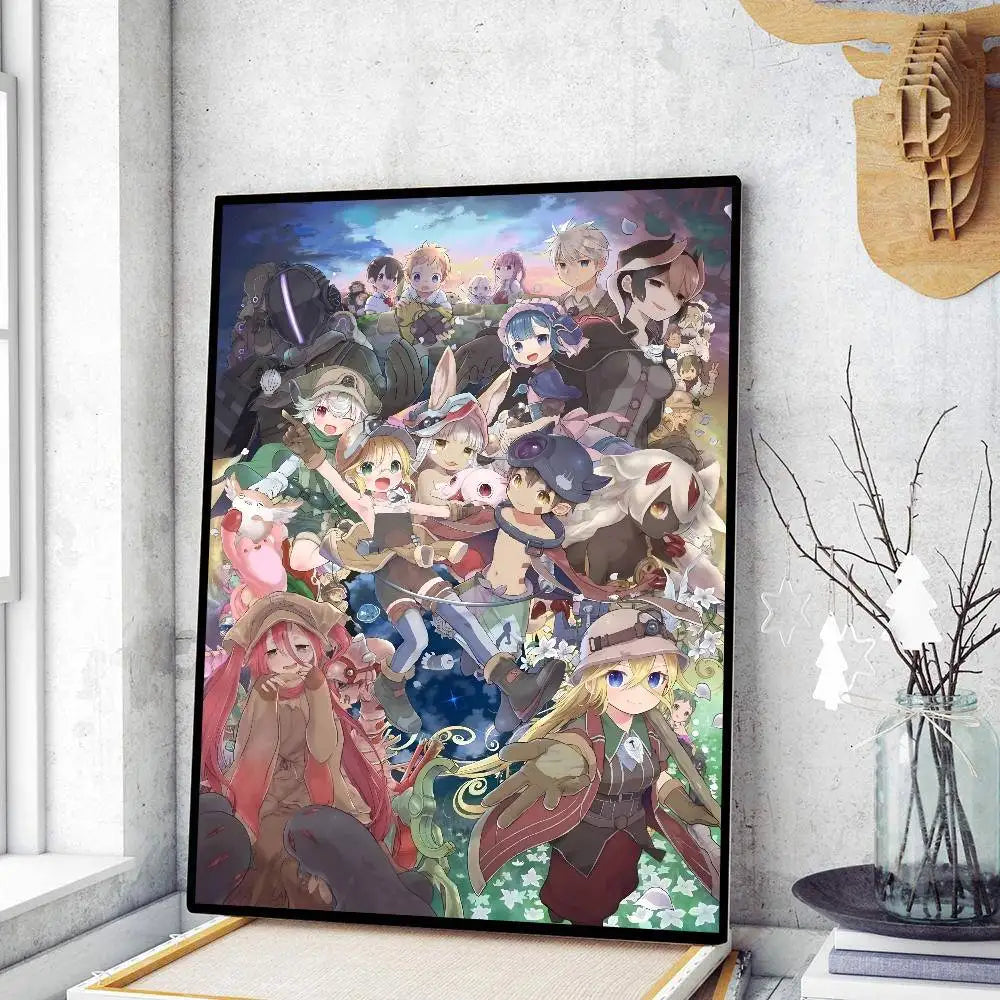 Anime M-Made In A-Abyss Poster Art Print Anime Style Home Decor Ideal Gift Perfect Room Decor