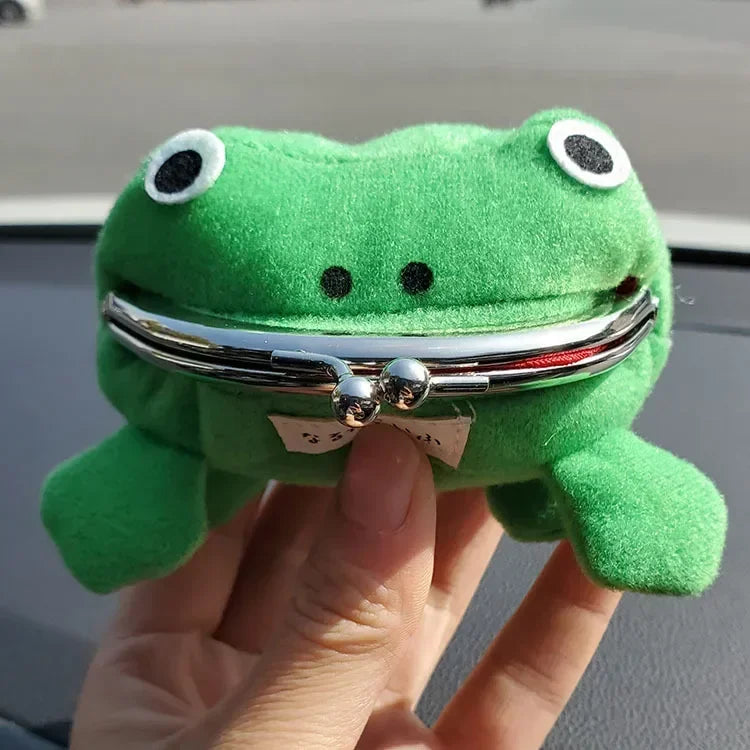 Anime Frog Wallet Coin Purse Key Chain Cute Novelty Adorable Cartoon Cosplay Figure Bag Accessories Gifts
