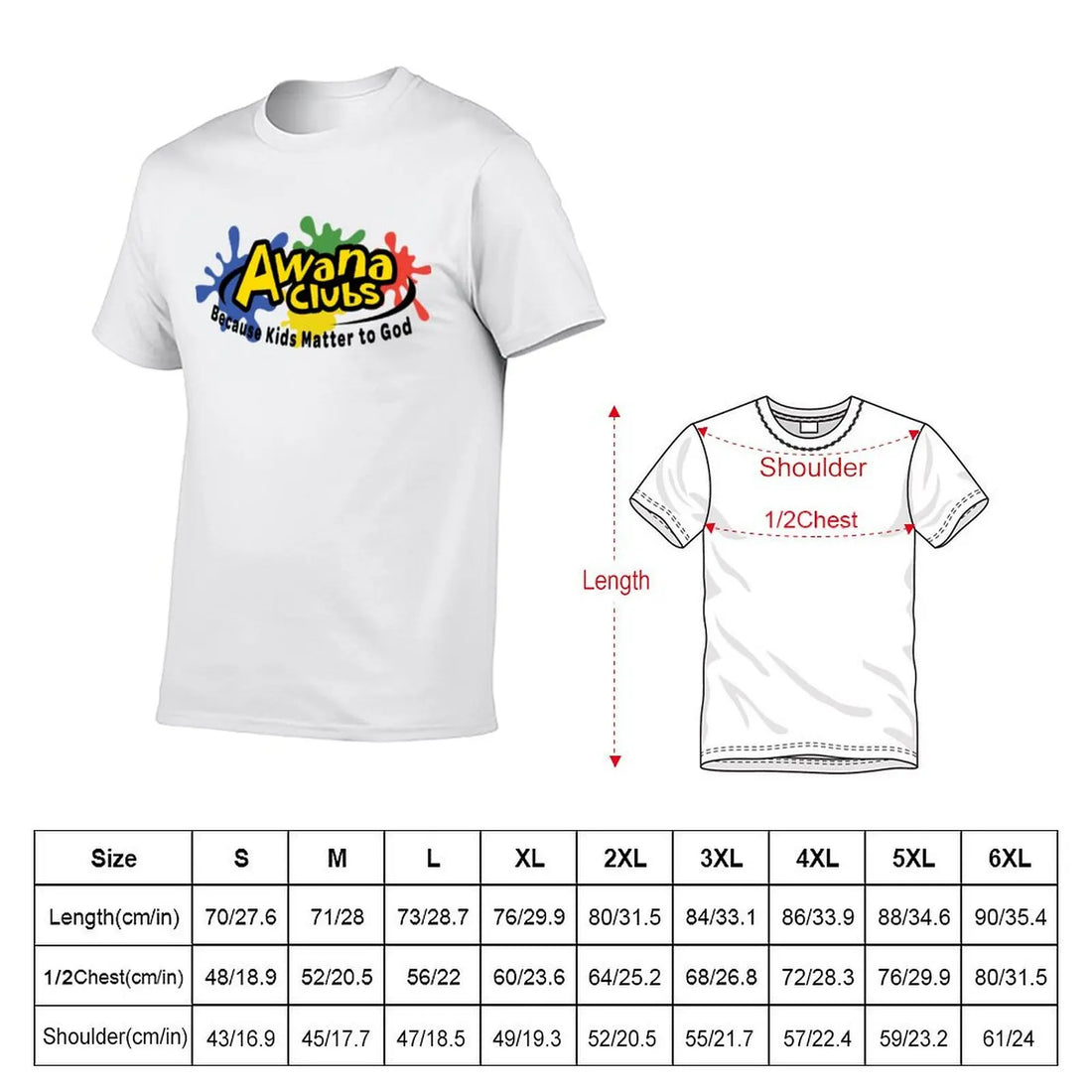 awana club T-Shirt graphic t shirts for man anime t shirts for man T-Shirt