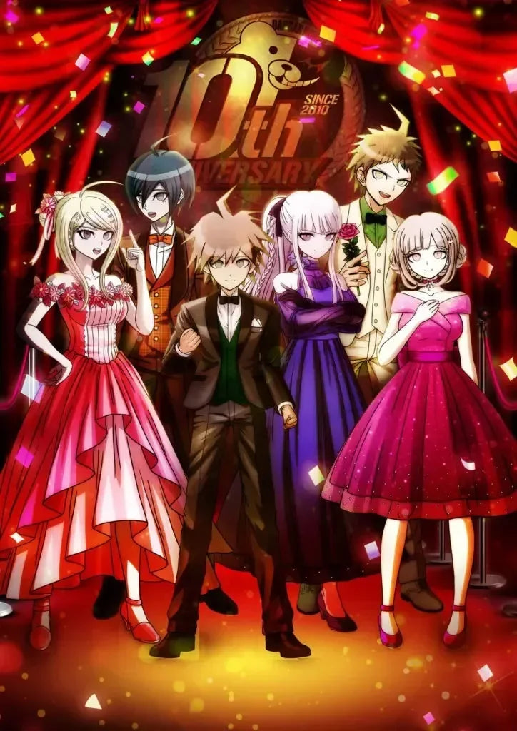 Classic Anime Game Series Danganronpa Aesthetic Canvas Painting Posters and Prints Wall Art Picture For Living Room Decoration
