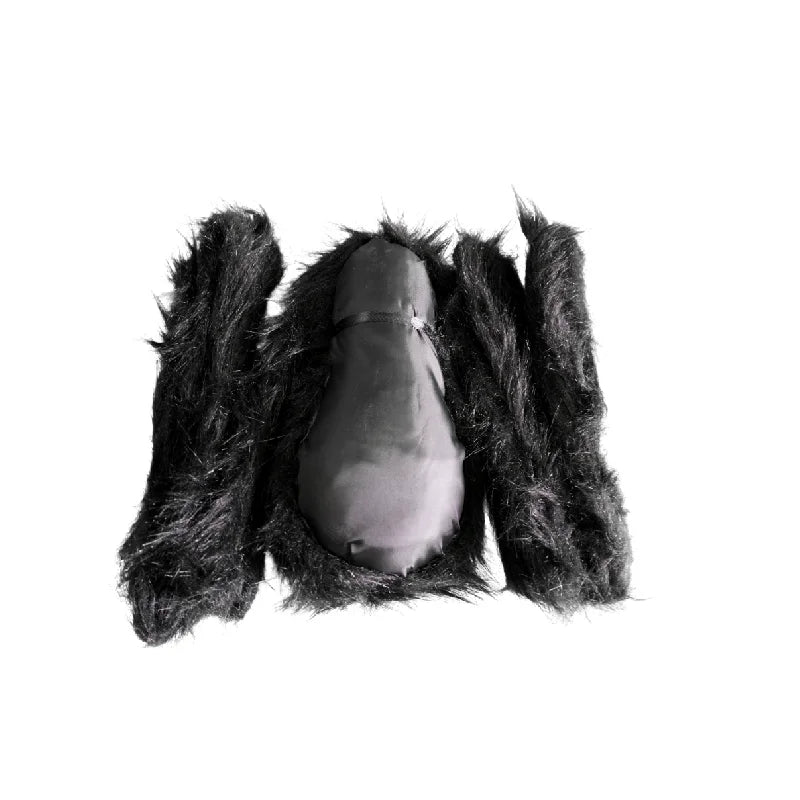 Halloween Big Plush Spider Horror Halloween Decoration Party Prop Outdoor Giant Spider Decor 30-200cm Chamber Prank Black Spider
