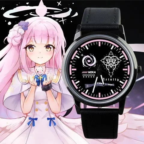 2024 Anime Blue Archive The Animation Takanashi Hoshino Sunaokami Shiroko Tenndou Arisu Student Waterproof Watch Xmas Gift