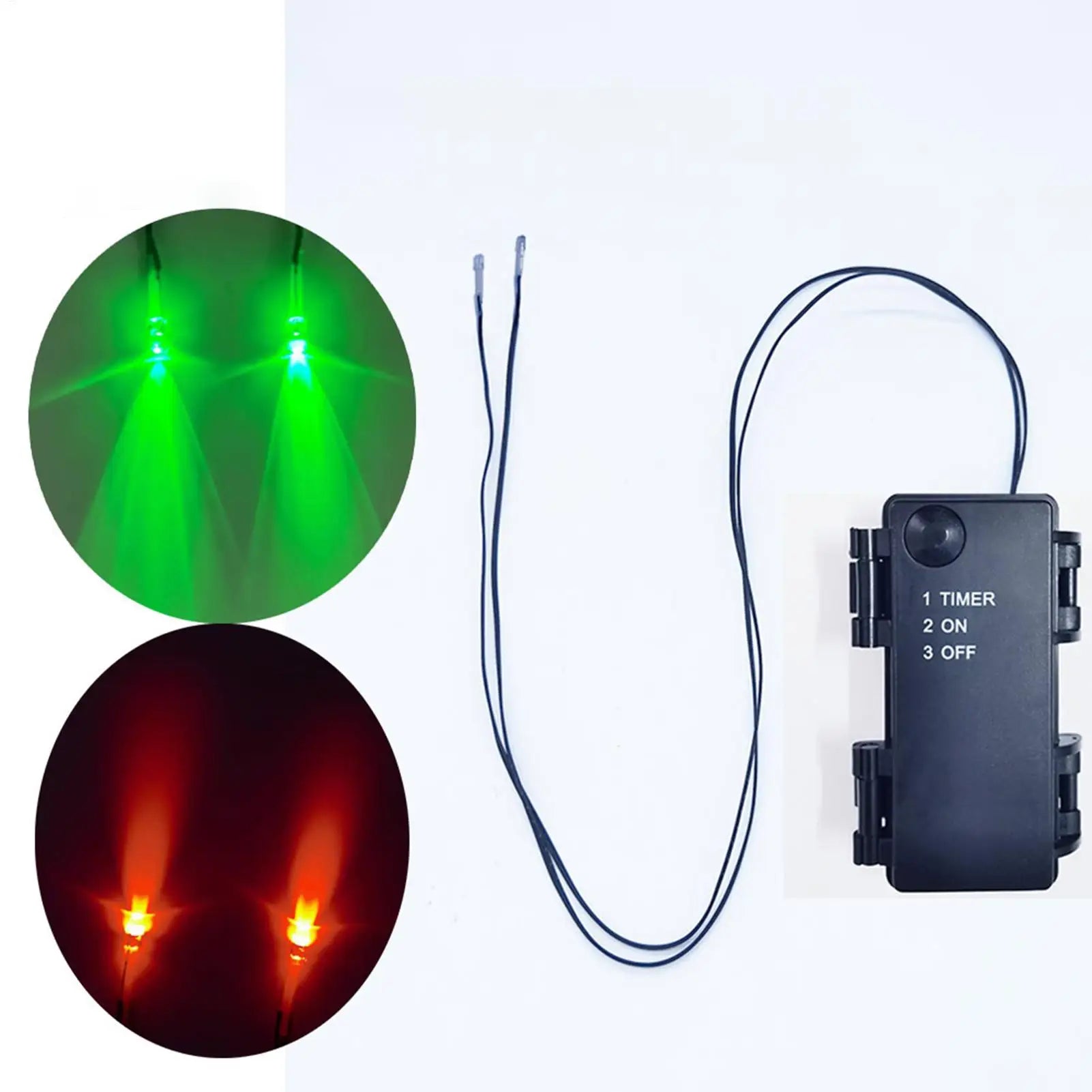 Glowing Eyes Halloween Decor with Timer LED Light Up Props for Skulls Pumpkins Tombstones Masks Halloween Party Decorations