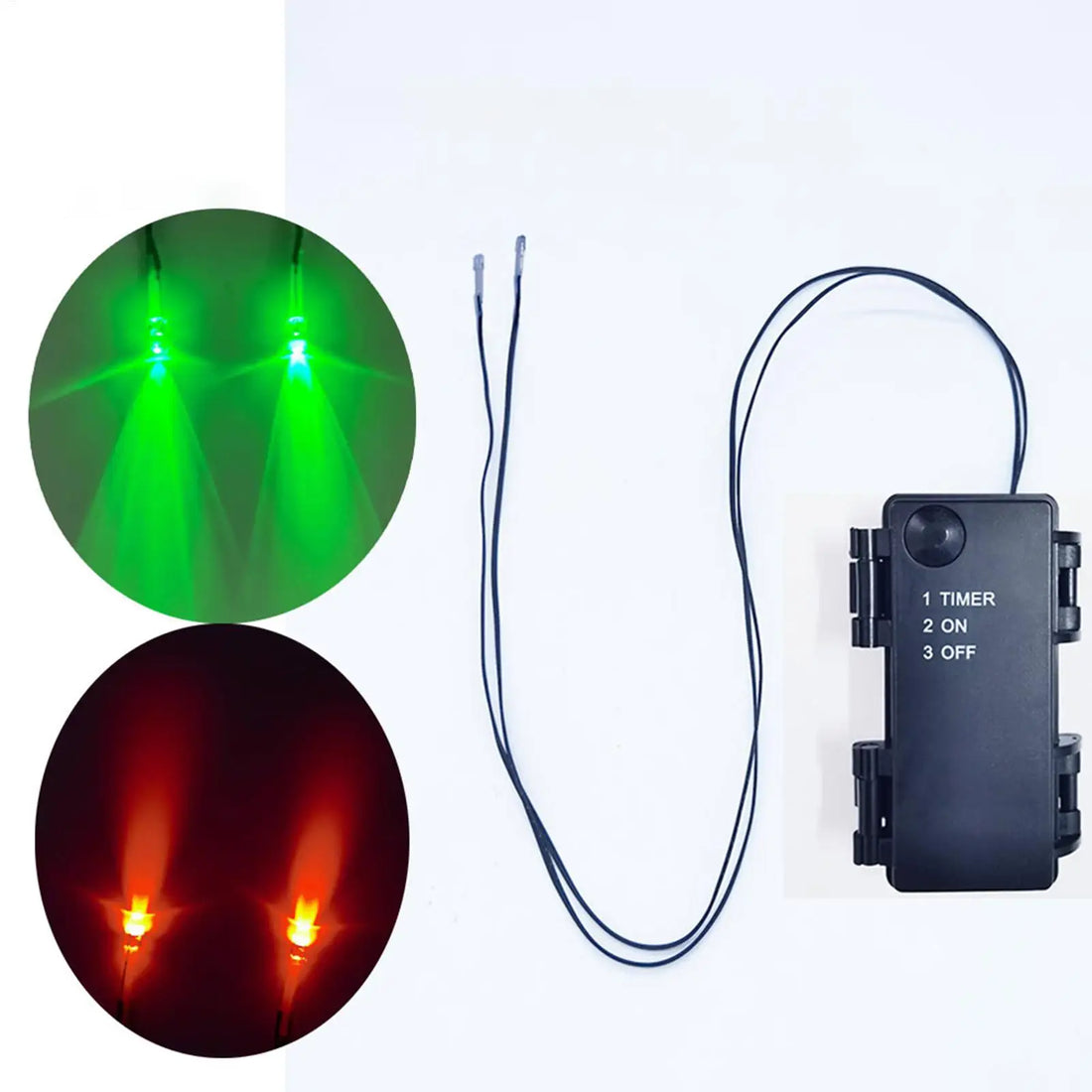 Glowing Eyes Halloween Decor with Timer LED Light Up Props for Skulls Pumpkins Tombstones Masks Halloween Party Decorations