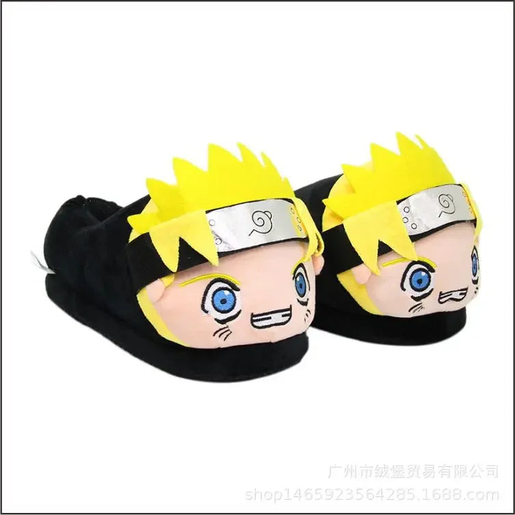 NEW 28cm Anime Uzumaki Slipper Cartoon Cosplay Costume Shoes Men Women Couple Indoor Home Winter Warm Slipper gift