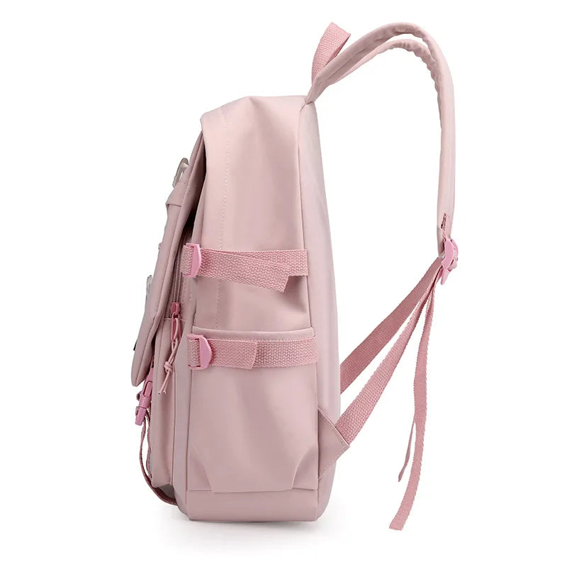 Arknights Backpack with Pain Pack Badge Set Anime Bag Teenagers Schoolbag Students Book Travel Bag Girl Boy Cosplay