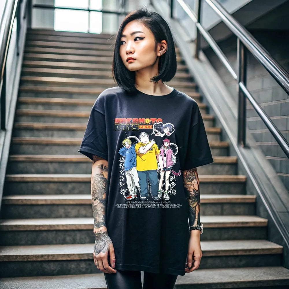 Sakamoto T-Shirt Days Taro Sakamoto Nagumo Sakamoto Days Gift Shirt All Size 437