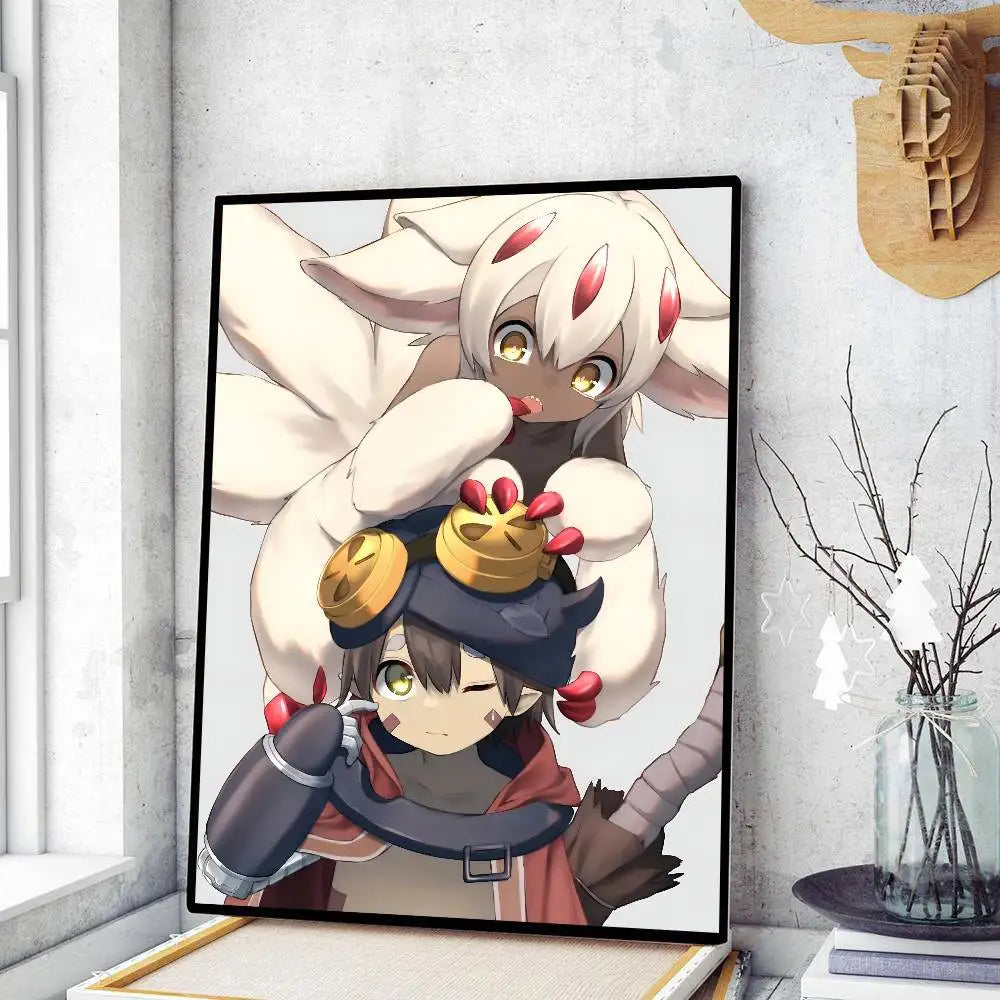 Anime M-Made In A-Abyss Poster Art Print Anime Style Home Decor Ideal Gift Perfect Room Decor