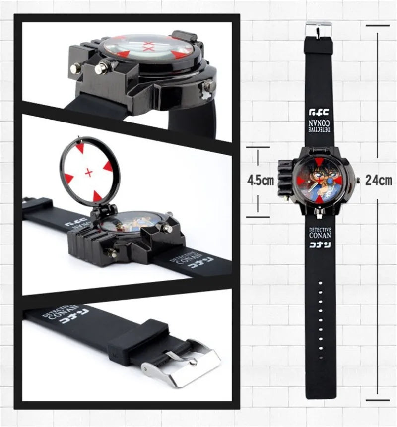Anime Detective Conan Laser Children's Cartoon Watch