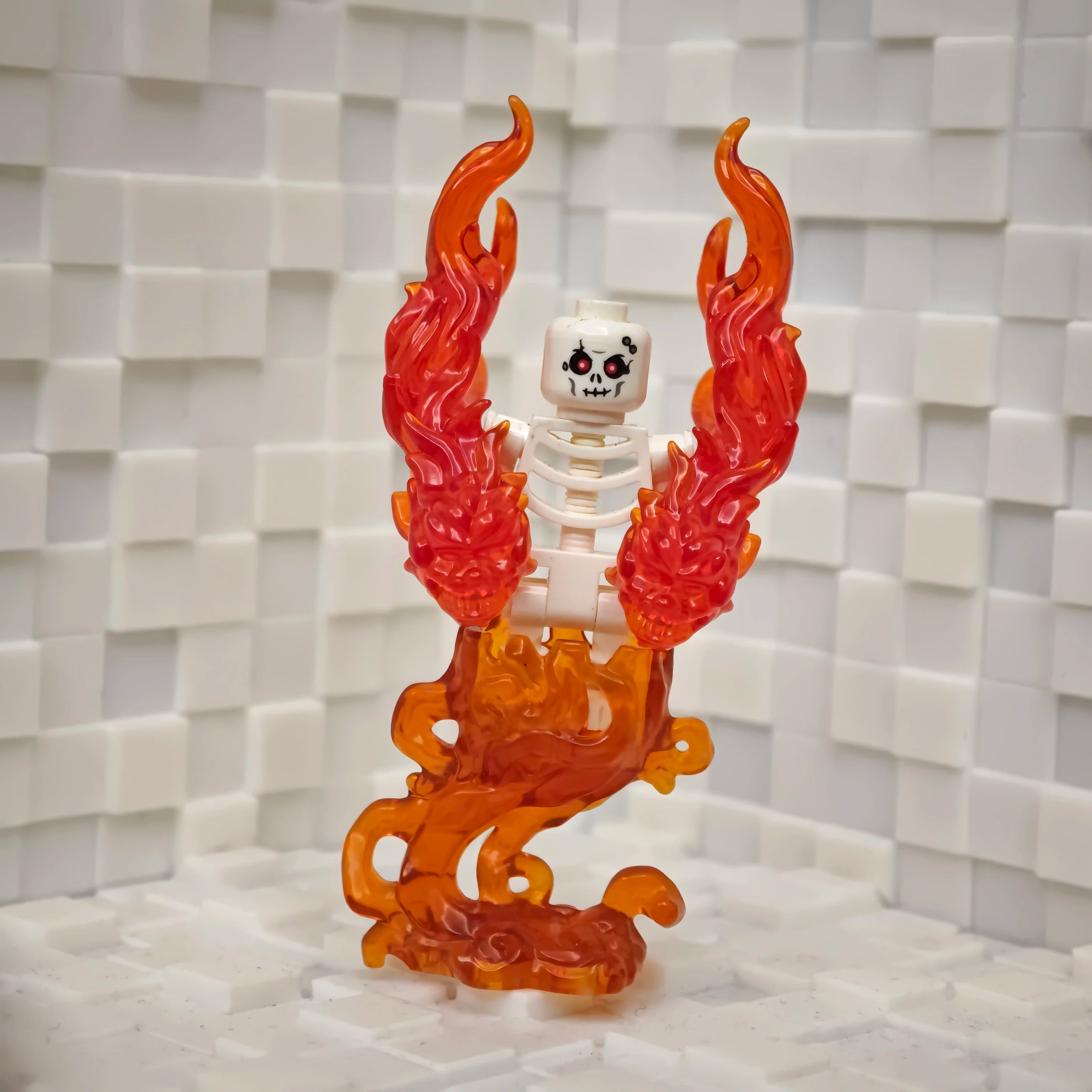 Halloween Skeleton Army Mini Doll MOC Building Blocks DIY Assembled Building Blocks Character Doll Skeleton Horse Ornaments Toy