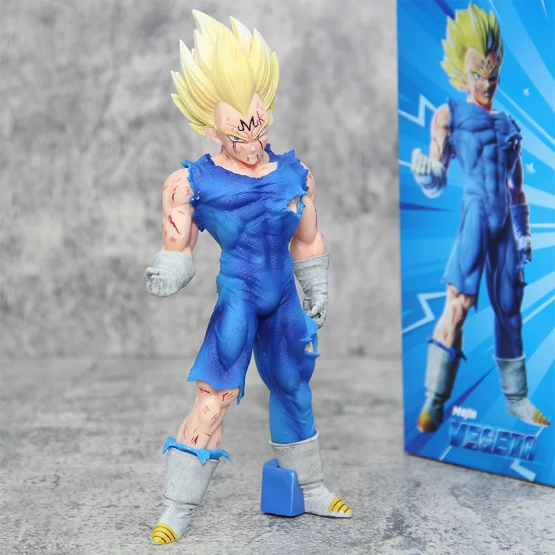 Anime Dragon Ball Figure Goku 20cm Vegeta Figures Action Battle Damage Statue Anime Figurine Pvc Model Doll Collection Toy Gifts