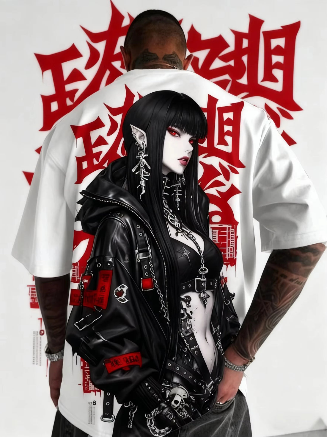 3D Print Japanese Anime Girl T-Shirt