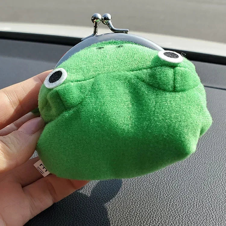 Anime Frog Wallet Coin Purse Key Chain Cute Novelty Adorable Cartoon Cosplay Figure Bag Accessories Gifts