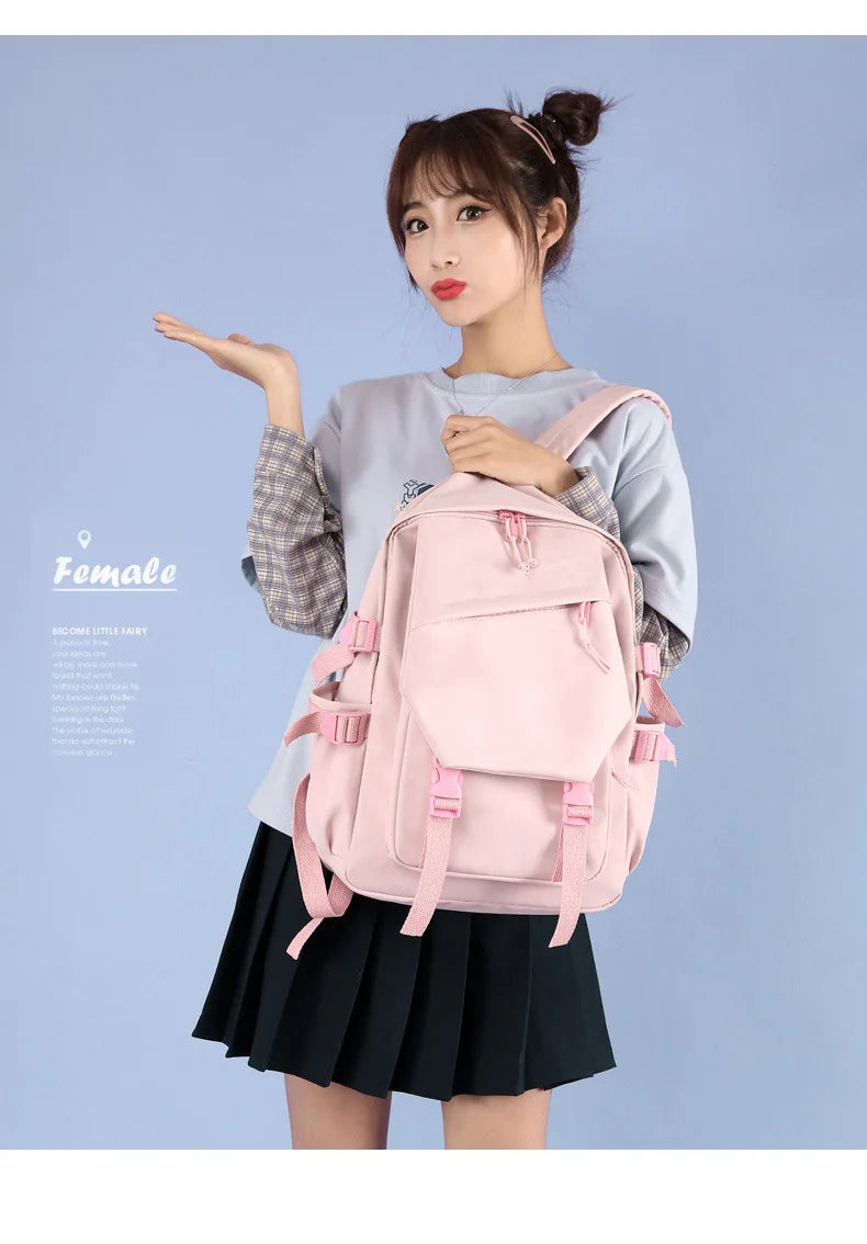 Arknights Backpack with Pain Pack Badge Set Anime Bag Teenagers Schoolbag Students Book Travel Bag Girl Boy Cosplay