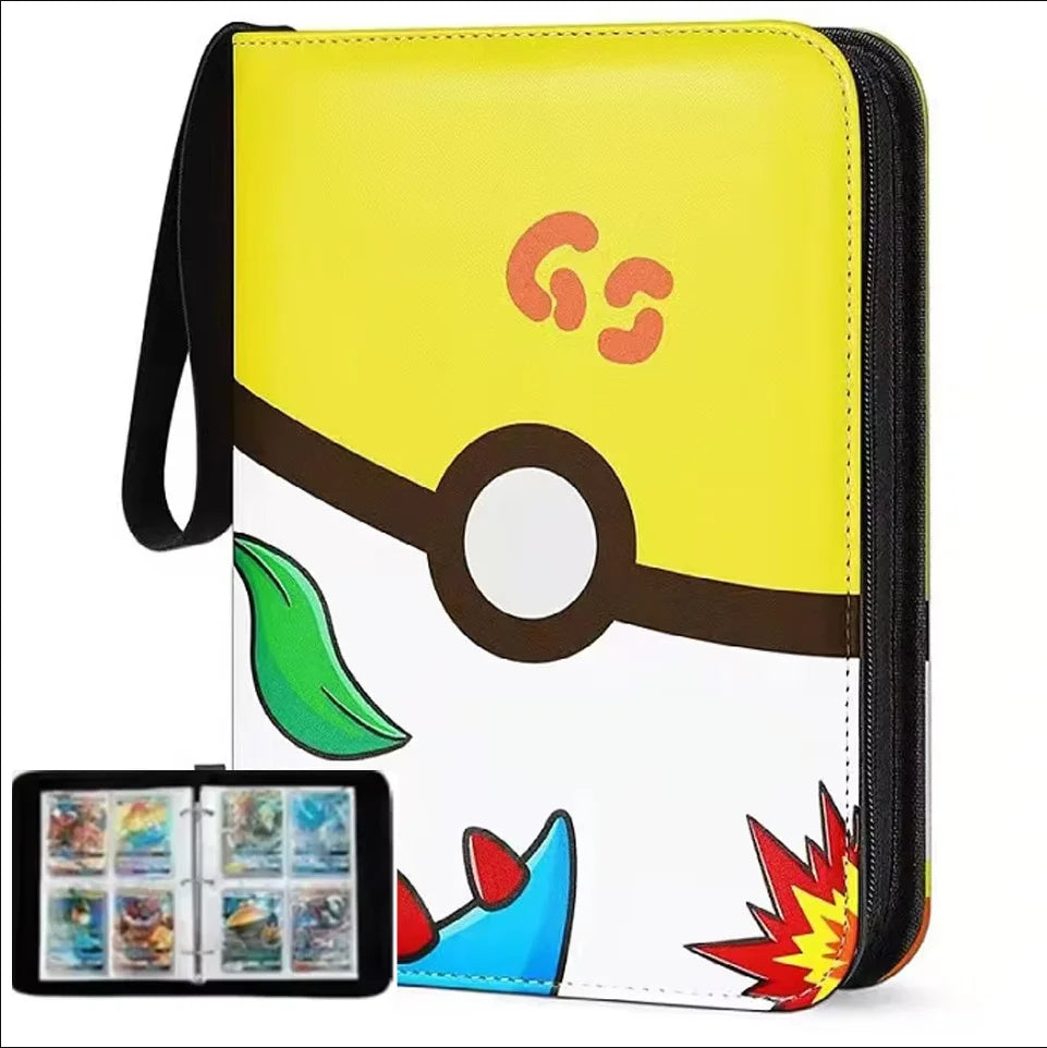 NEW-- 400PCS *Poke moned!!!Album Binder Photocard PU Zipper Photo Album Carte Holder Toy Collection Folder Letters Cards' Hobby