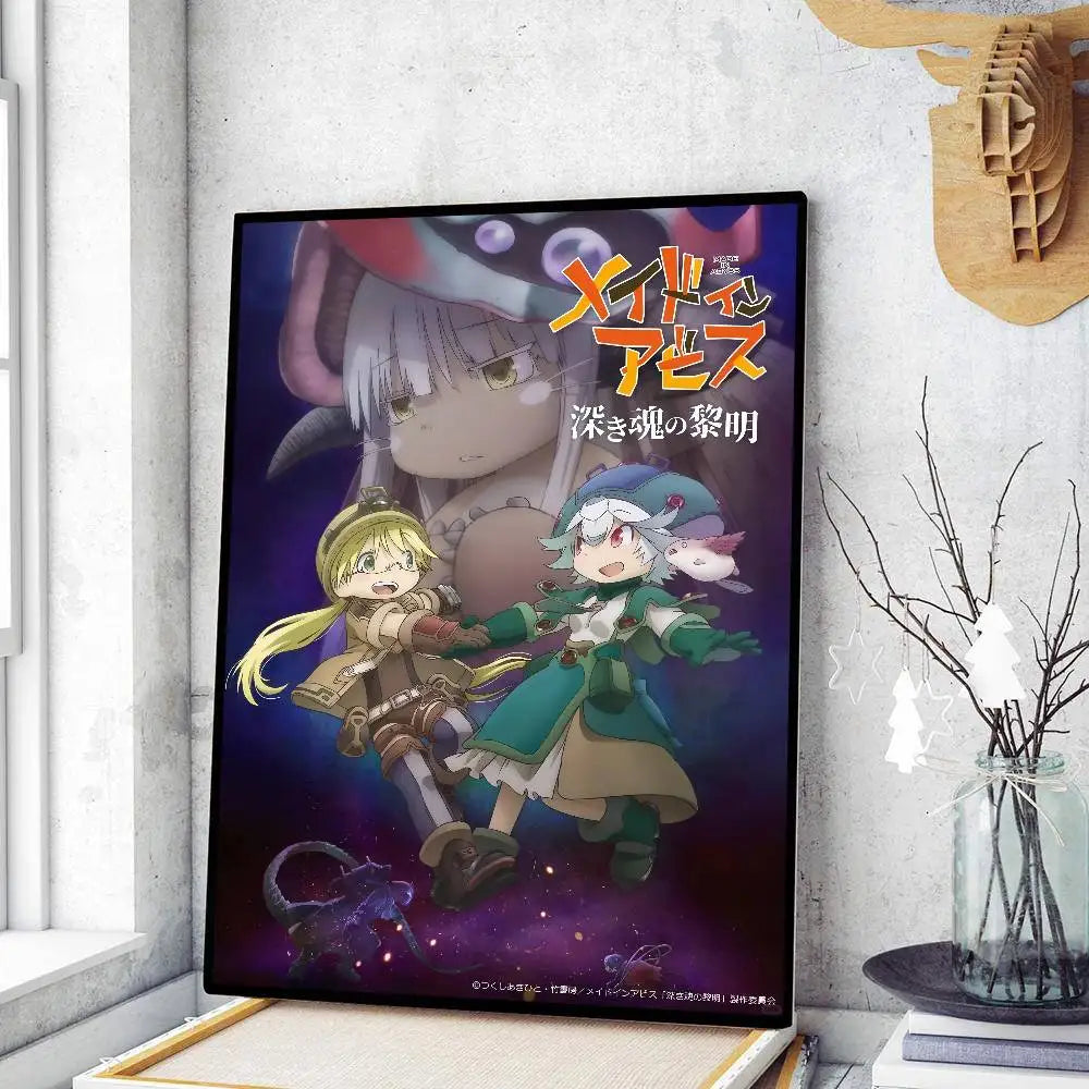 Anime M-Made In A-Abyss Poster Art Print Anime Style Home Decor Ideal Gift Perfect Room Decor