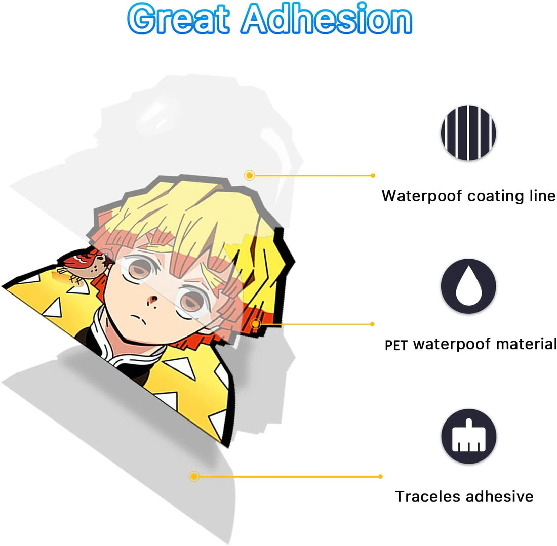 Anime Naruto Sticker 3D Gradient Uchiha Itachi  Motion Stickers Creative Car Sticker Notebook Luggage Waterproof Decal Toy