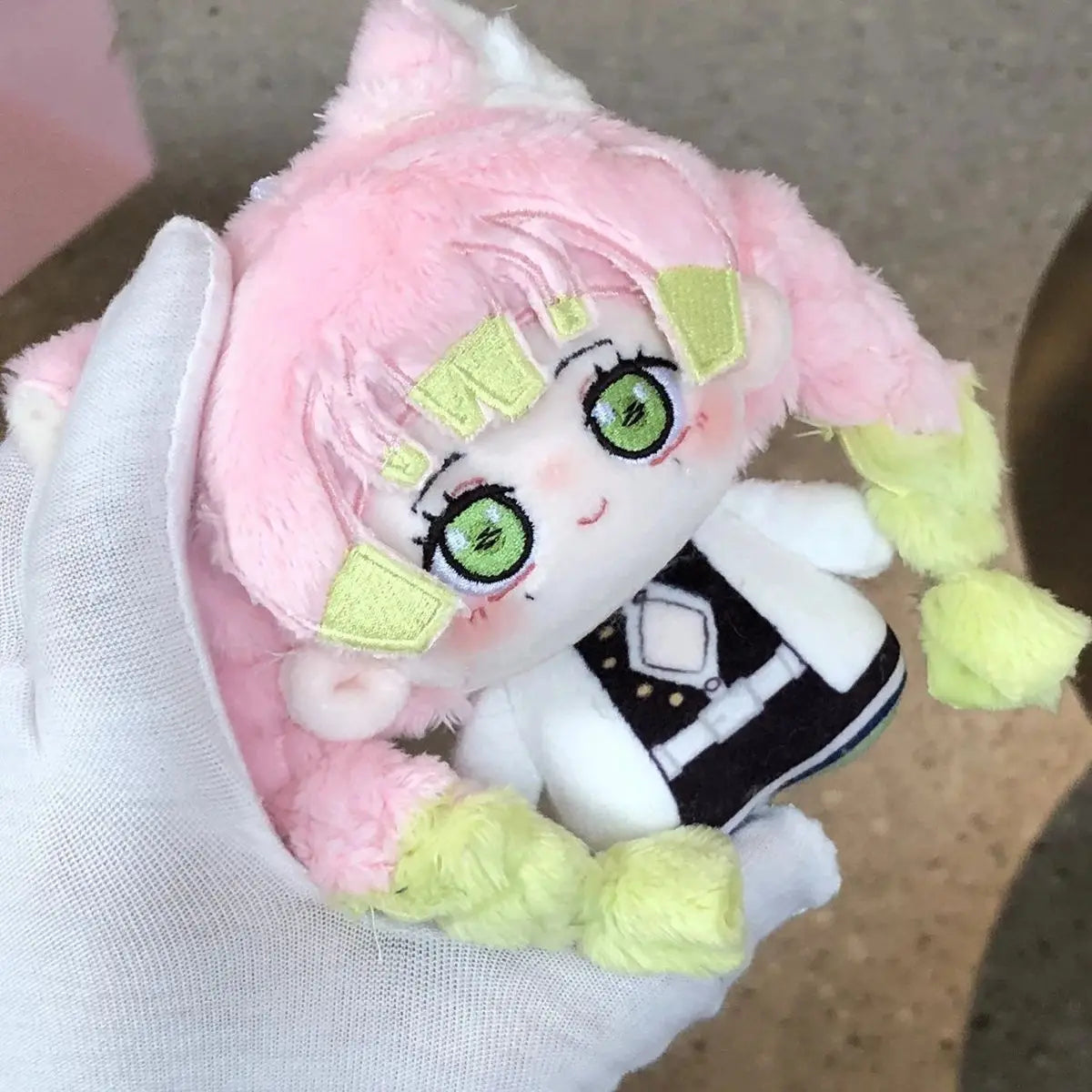 Demon Slayer Attribute Kanroji Mitsuri / Tokito Muichiro / Kocho Shinobu Kanroji 10cm NuNu Body Plush Doll Keychain Pendant