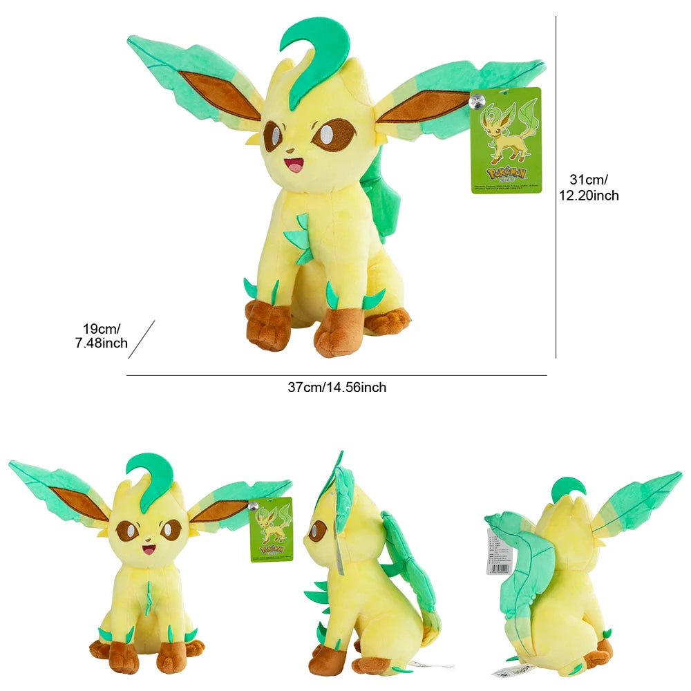POKEMON Original Big Size Eevee Umbreon Sylveon Leafeon Espeon Glaceon Plush Toy Anime Stuff Doll Collection Kawaii Gift for Kid