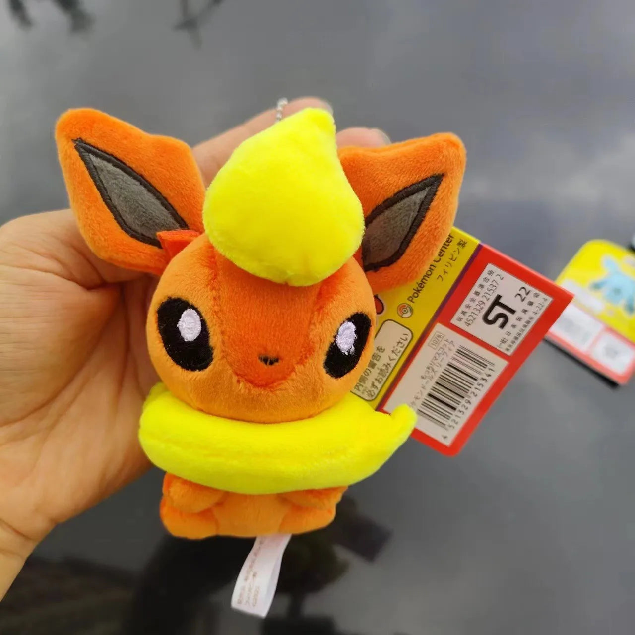Pokemon Eevee Family Keychains Pendant Plush Toy Glaceon Vaporeo Sylveon Espeon Flareon Cute Anime Stuffed Doll Birthday Gift