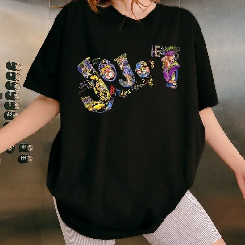Anime JJ's Bizarre Adventure T-Shirt, Anime T-Shirt