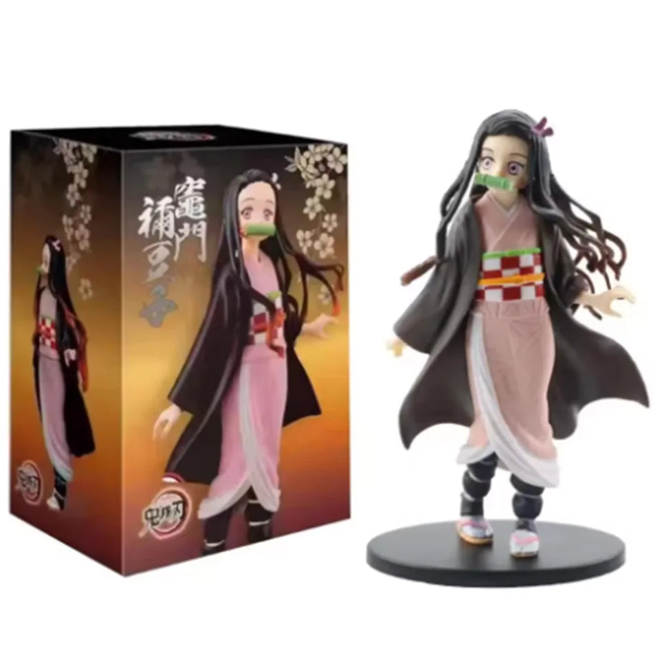 Demon Slayer Anime Character Figurine Model, Desktop Display Ornament, Premium Collectible Gift for Anime Enthusiasts